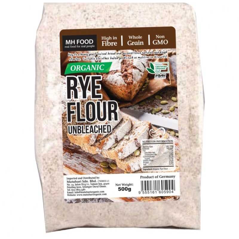 Rye flour organic / 有机黑麦粉 / tepung rye / ship from | Shopee Philippines