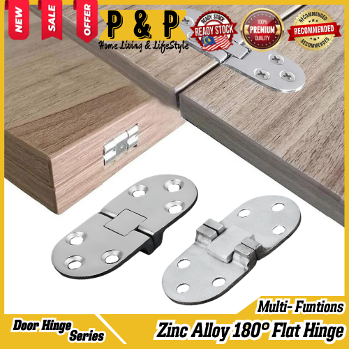 Bestgle 15-Piece Folding Flip Top Hinges - Heavy Duty Zinc Alloy For Tables & Cabinets