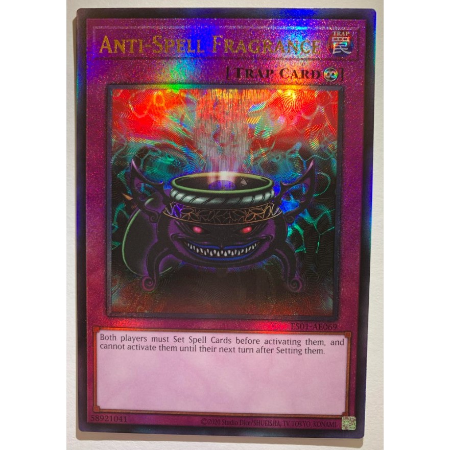 YUGIOH SR07-JP039 RC03-JP045 TRC1-JP049 AT03-JP003 ES01-AE069 Anti-Spell  Fragrance < CR / SEC / SR / NPR > | Shopee Philippines