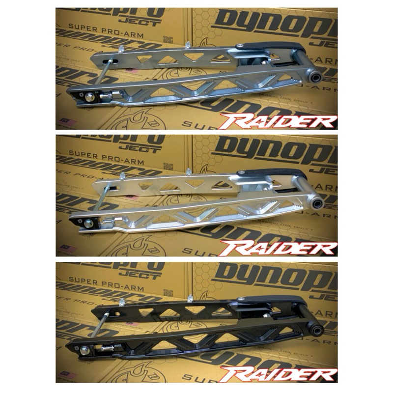 ARM RACING (DYNOPRO CNC SWING ARM SUZUKI RAIDER LEBIH +2INCI TBM ...