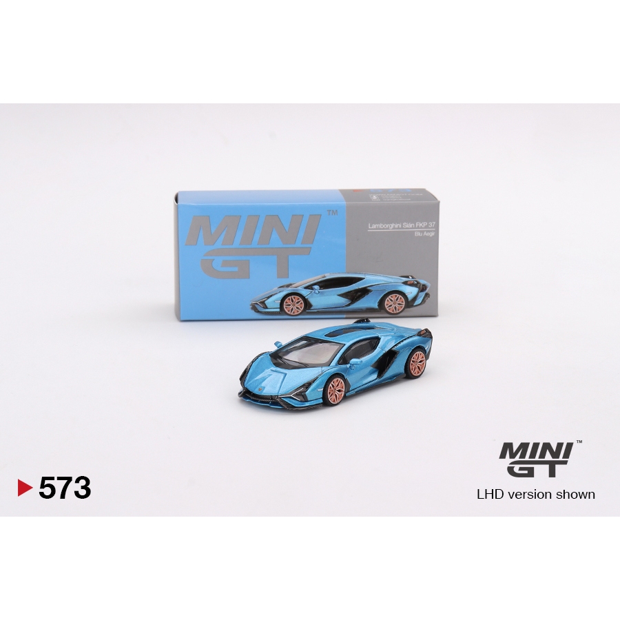 MINI GT Limited Edition 1:64 MGT00573 Lamborghini Sián FKP 37 Blu Aegir ...