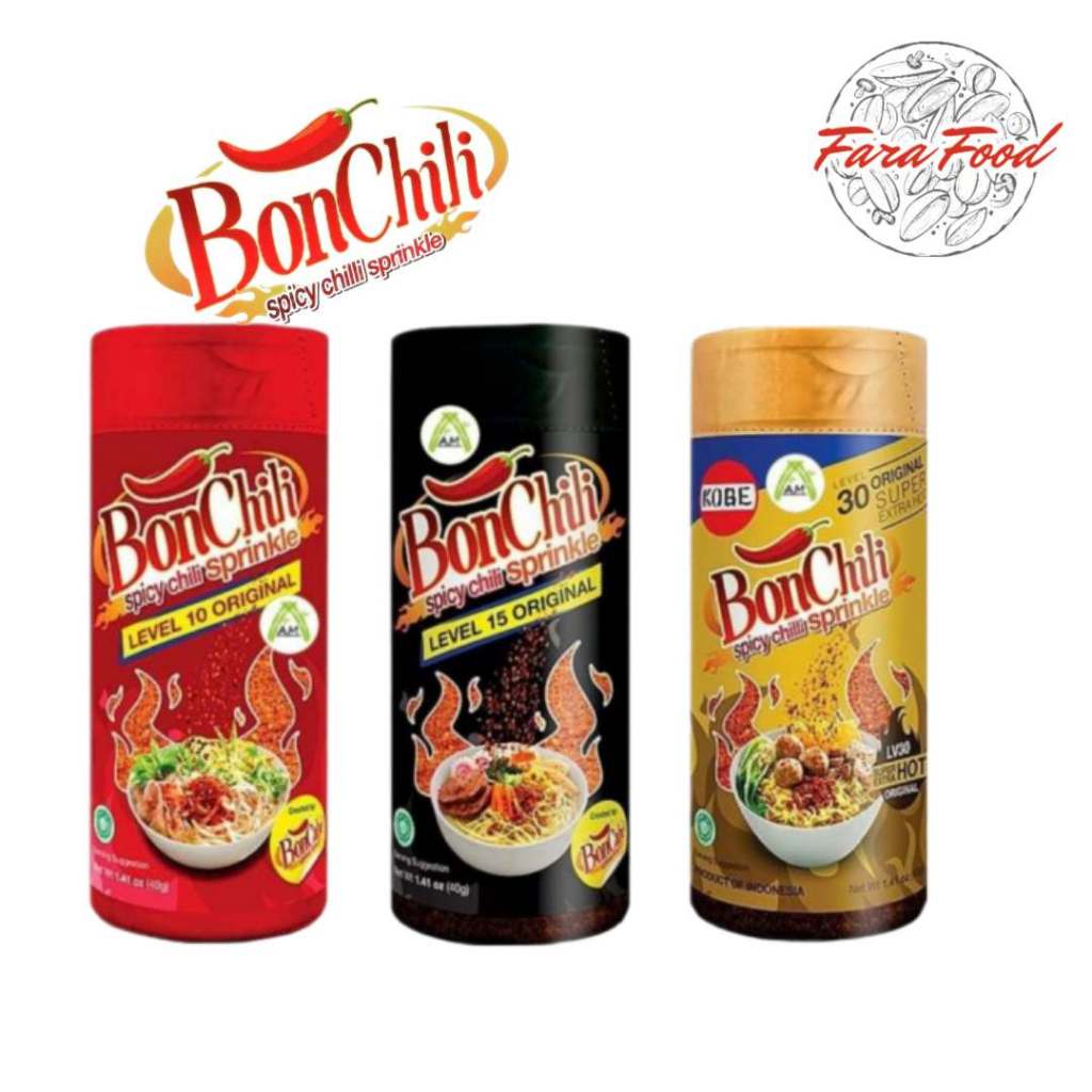 Chili Flakes Cili Bonchili Serbuk Sprinkle Sedap Spicy Pedas Level 10 ...