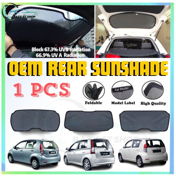 OEM Fit Rear Windscreen Car Sunshade Cermin besar sunshade Proton ...