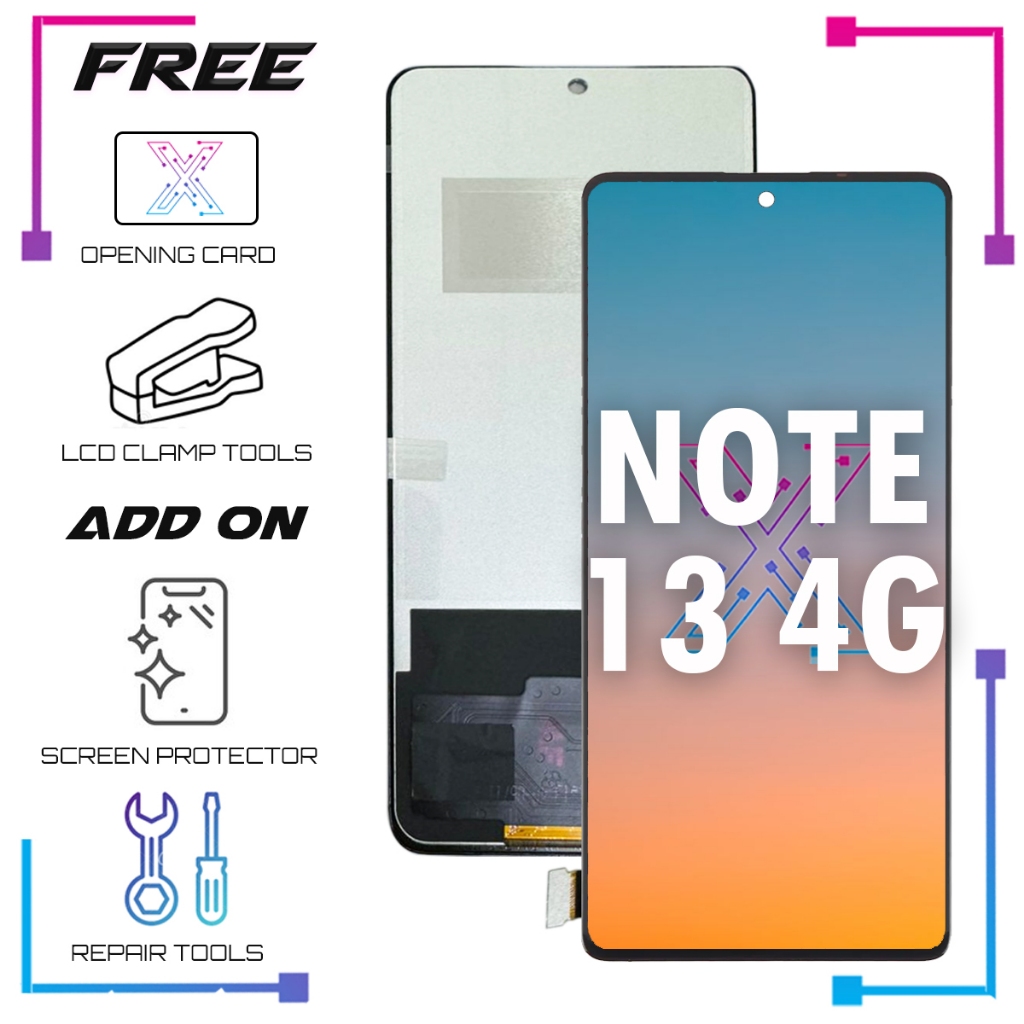 Lcd For Redmi Note 13 4G (With Touch Screen Display) | Shopee Philippines