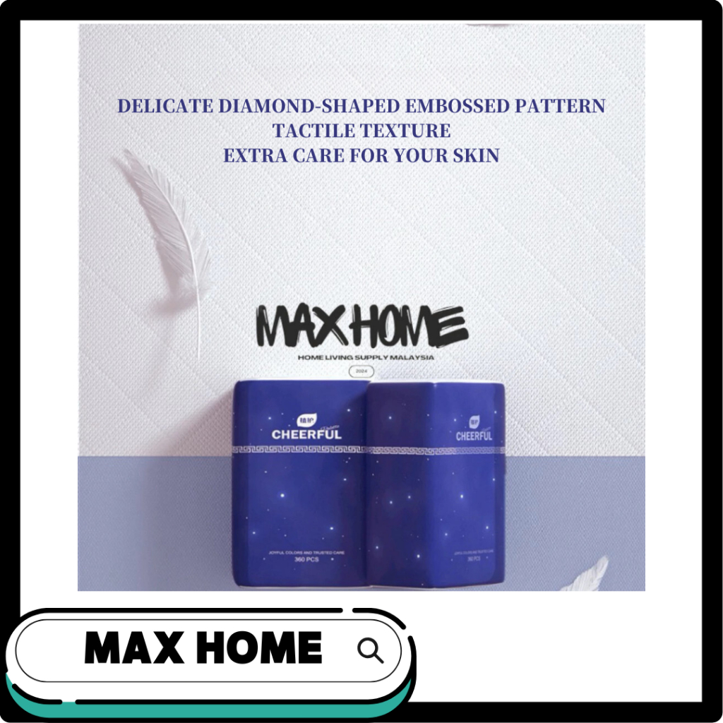 Botare Air Cushion Facial Tissue Paper 360 Sheets/Pack | Shopee Philippines