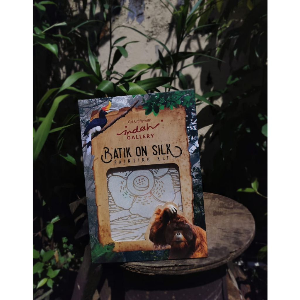 Silk Batik DIY Painting Kit - Single Rafflesia (Sarawak Design ...