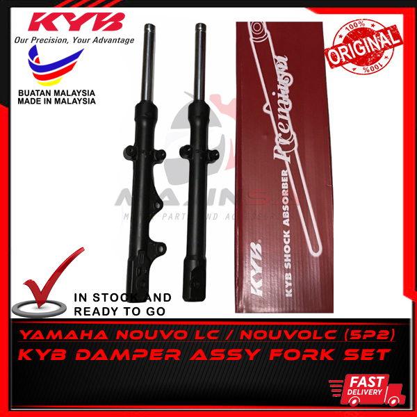 KYB YAMAHA NOUVO LC / NOUVOLC (5P2) FRONT FORK SET DAMPER ASSY KYB
