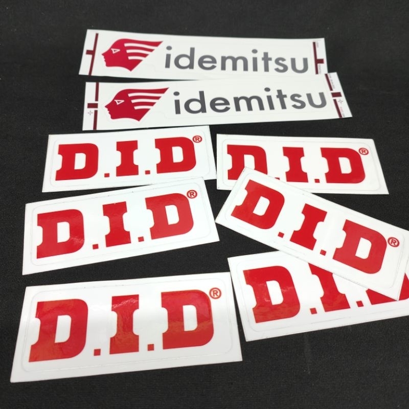 Sticker DID Idemitsu Tune Boss King Drag Ohlins Showa Troy Lee | Shopee ...