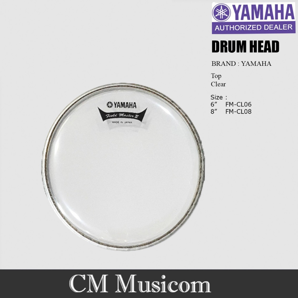Drum Head/Drum Skin for Marching Tom (Top/Batter) 6"/8" (Yamaha