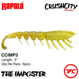 2023 New RAPALA Crush City Soft Baits Creeper Heavy Hitter The Jerk The  Suspect Rubber Plastic Crushcity Super TPE