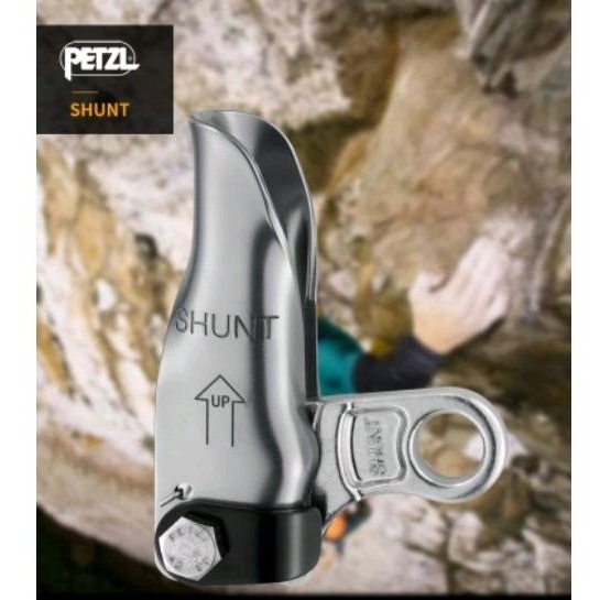 Petzl Shunt works as a rappel backup and replaces friction hitches