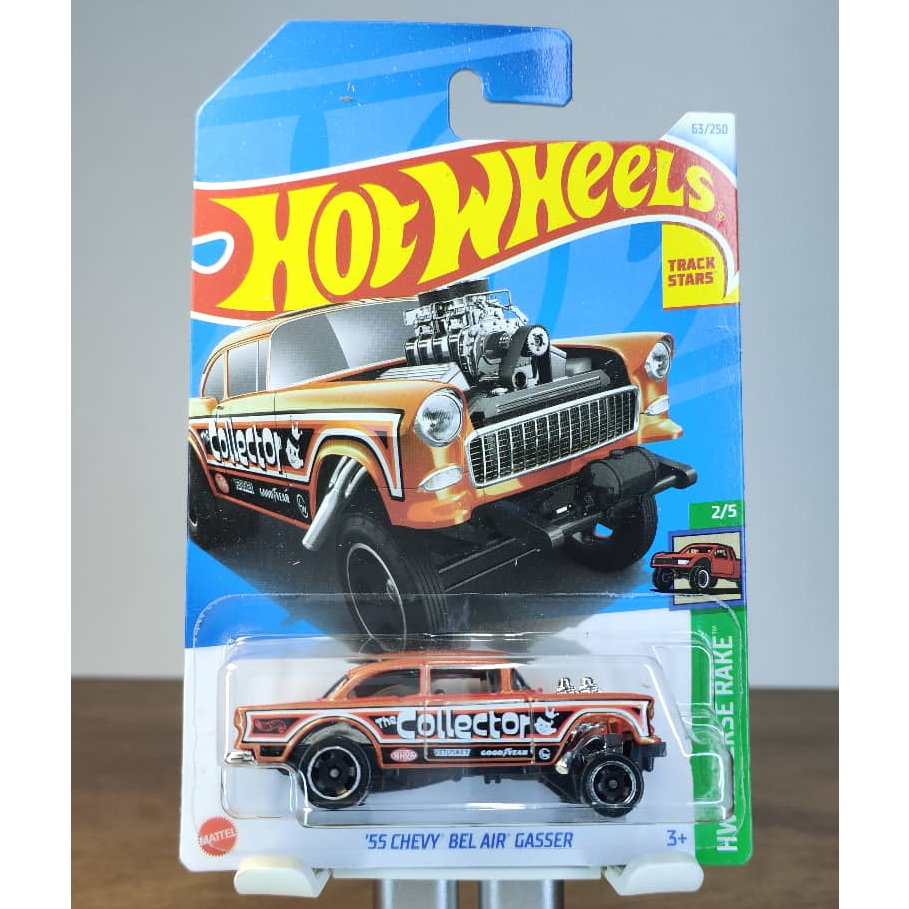 Hot Wheels '55 Chevy Bel Air Gasser - Orange - Track Stars (63/250 ...