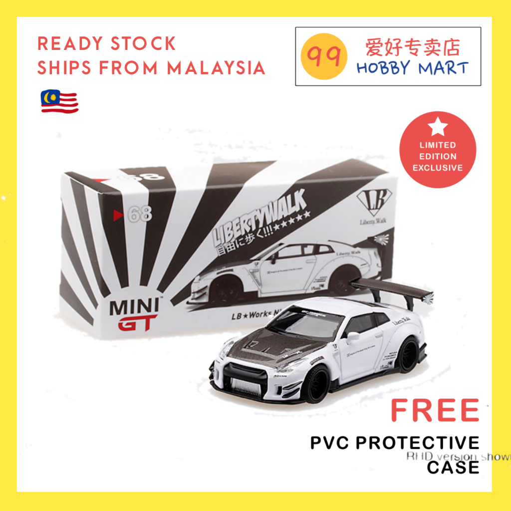 Mini GT 1:64 Nissan GT-R R35 LB Works Liberty Walk Policía