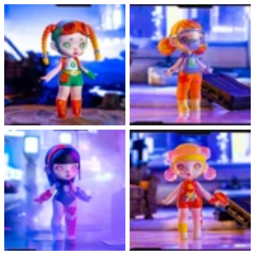 Laura Blind Box Figures Cyberpunk Series Surprise Cool Toys Cute ...