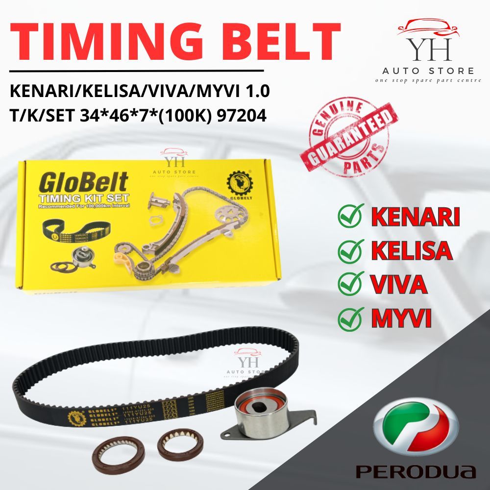 Timing Belt Perodua Kenari Kelisa Viva Myvi 1.0 Timming Belt Taiming ...