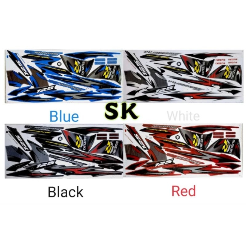 SUZUKI SHOGUN RR 125RR (1) STRIPE BODY STICKER STIKER !!! | Shopee ...