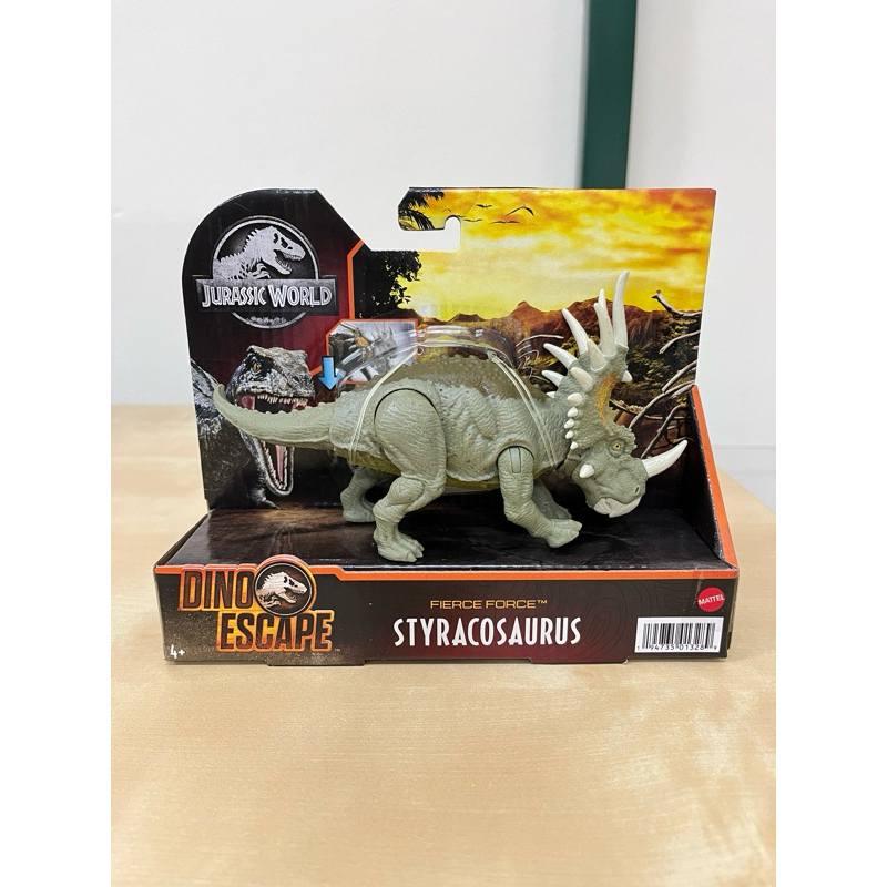 Mattel Jurassic World Styracosaurus Fierce Force Dino Escape Misb