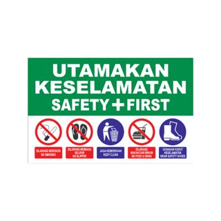 Safety First Banner/ Prioritize Safety/3' (w) x 2' (h) | Shopee Philippines