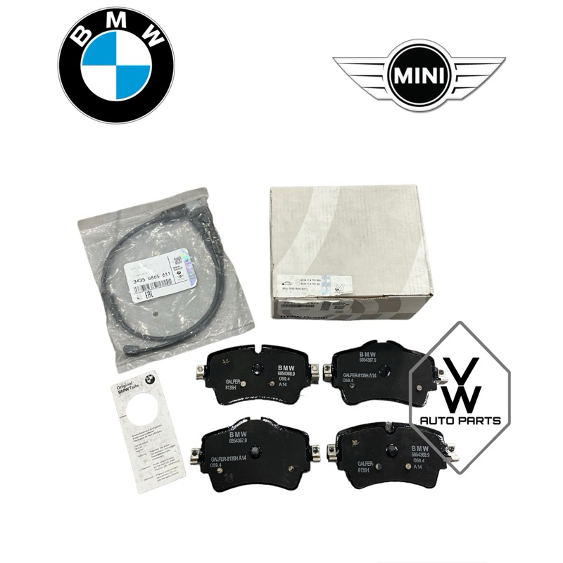 FRONT DISC BRAKE PAD WITH SENSOR MINI COOPER S F55 F56 CLUBMAN F54 F57