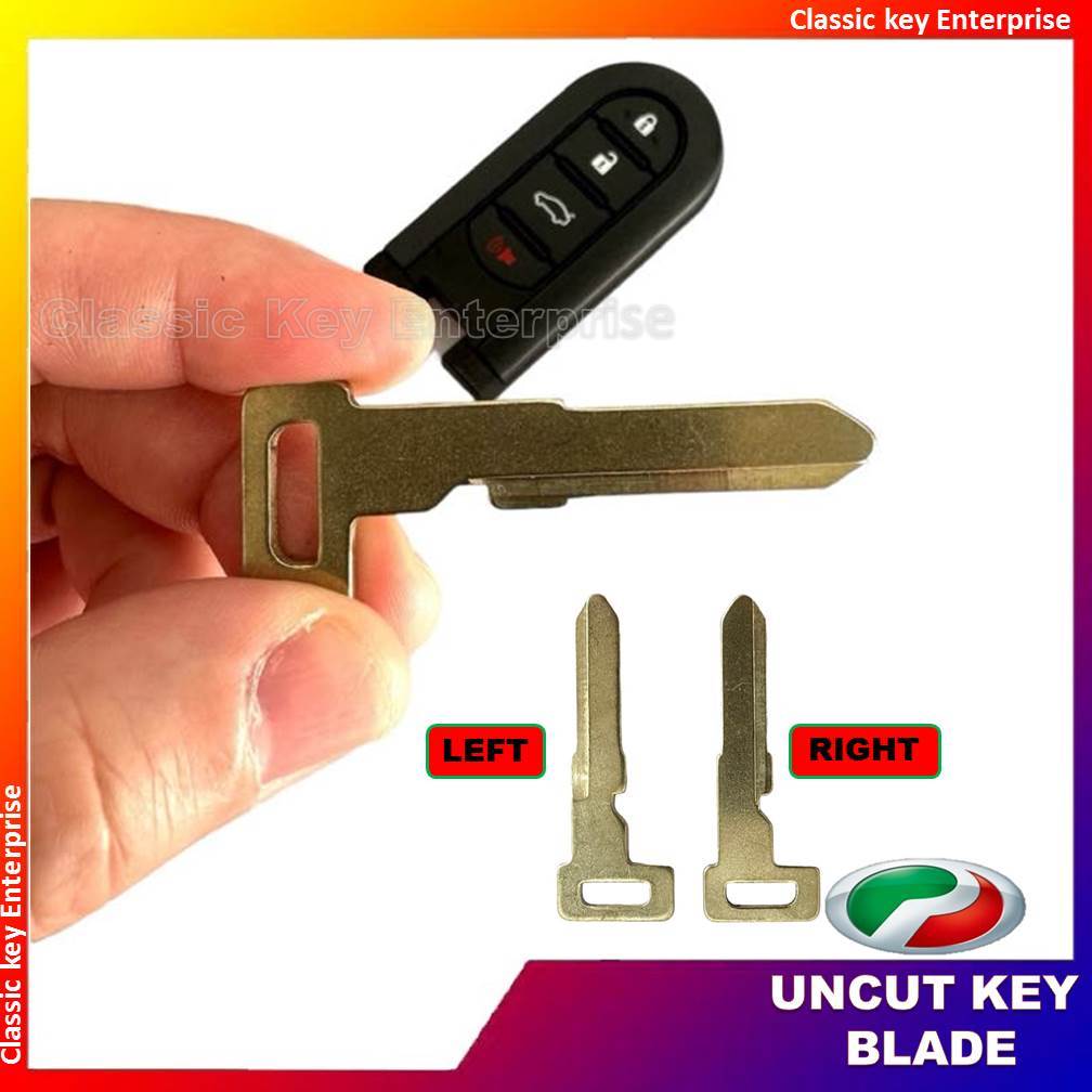 Perodua smartkey mechanical emergency key blank spare key (LEFT SIDE ...