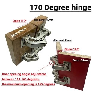 easy install 170 degree 40mm door panel side panel hidden Fluted door ...