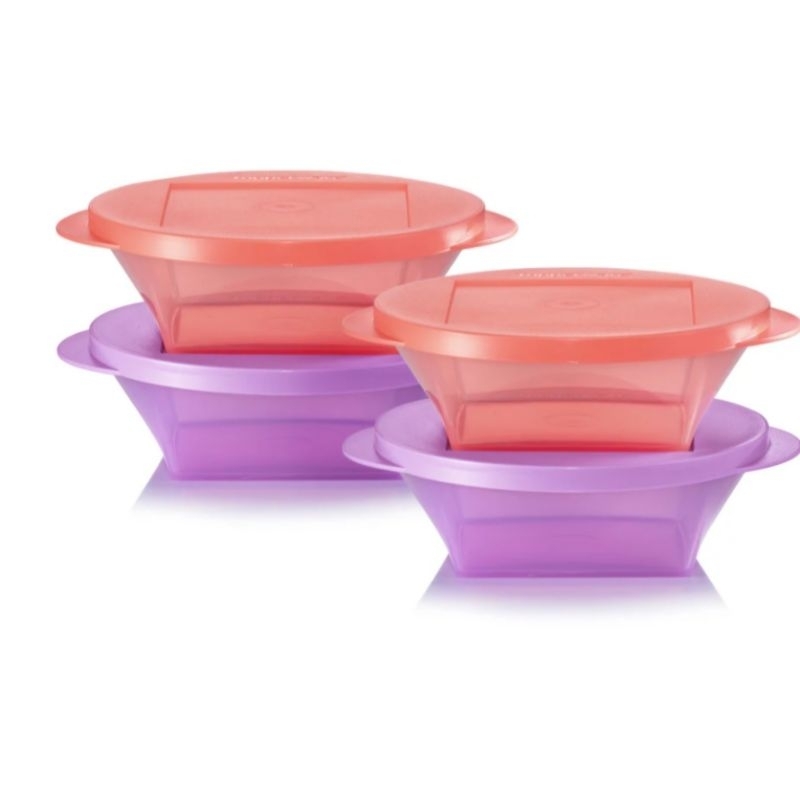 Tupperware Outdoor Dining Bowl 600ml (4pcs) | Shopee Philippines