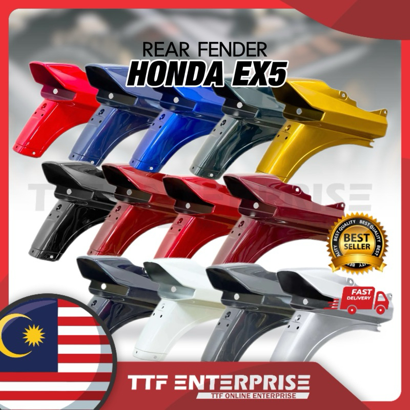 HONDA EX5 REAR FENDER FENDER REAR MAGAT MUDGUARD BELAKANG EKOR BELAKANG ...