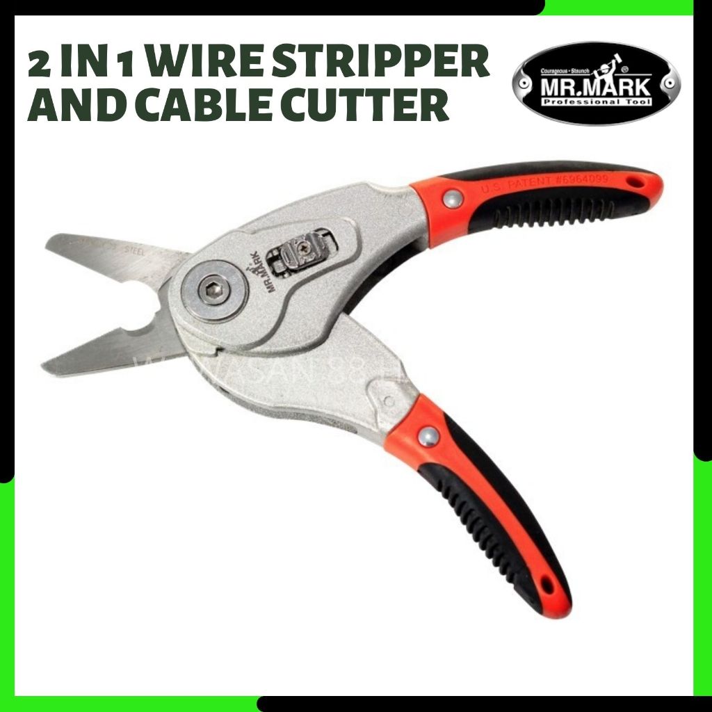 MK-9601B MR.MARK 2 IN 1 Multi-tool Wire Stripper & Cable Cutter ...