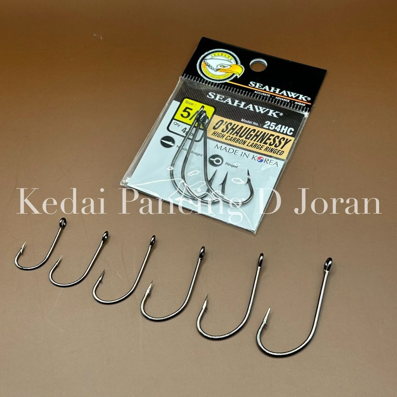 SEAHAWK O’SHAUGHNESSY HOOK 254HC (Mata Kail Ikan Haruan) Shopee