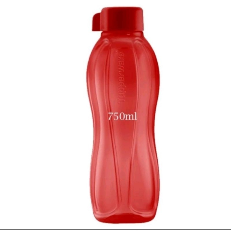 Tupperware Eco Bottle 750ml Screw Cap (Red) 1pcs | Shopee Philippines