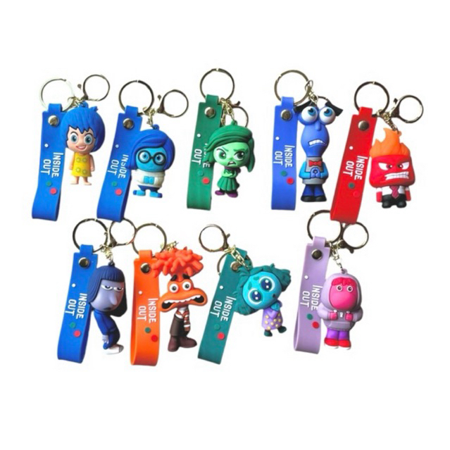 Inside Out 2 Pixar Animated Movie Geeky Fashion Accessory Rubber ...
