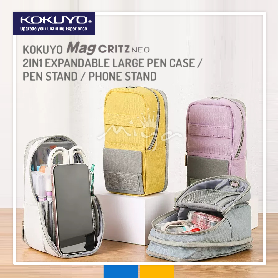 KOKUYO MAG CRITZ NEO 2IN1 Expandable Super Extra Large Pen Case