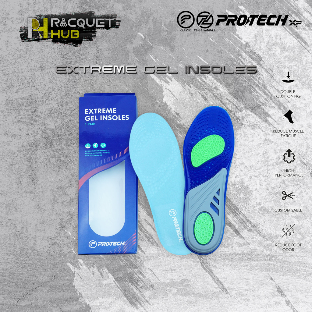 Protech Extreme Gel Insoles (1 PAIR) Shopee Philippines