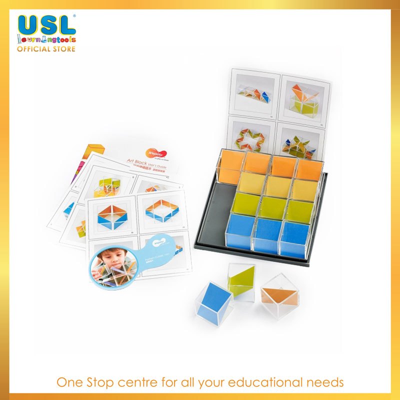 Weplay Pattern Cubes Block Toy Manipulatives & Fine Motor Skill ...