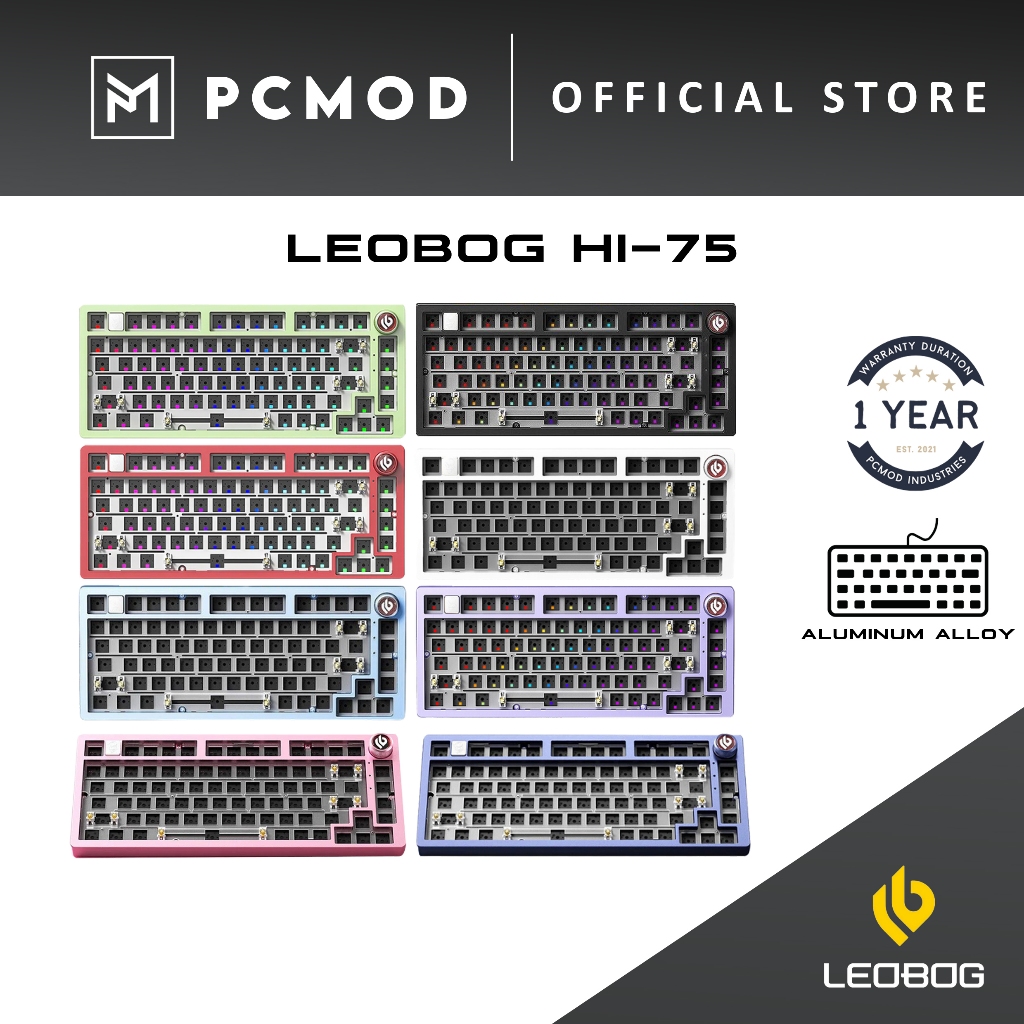 LEOBOG Hi75 Wired Custom Mechanical Keyboard Barebone Kit , Gasket ...