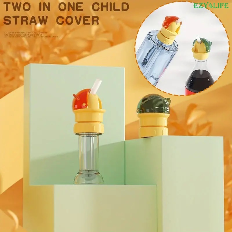 Portable AntiChoke Drinking Straw with Straw Conversion Head Mouth
