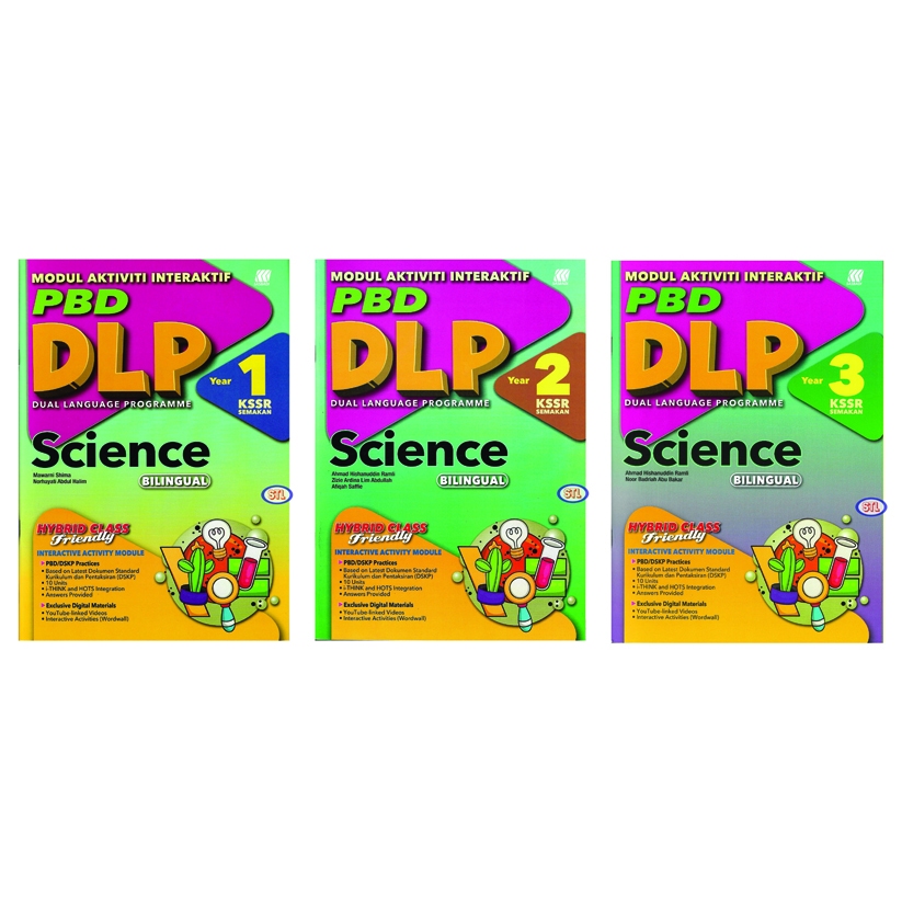 Modul Aktiviti Interaktif PBD DLP Science Year 1/2/3 KSSR | Shopee ...