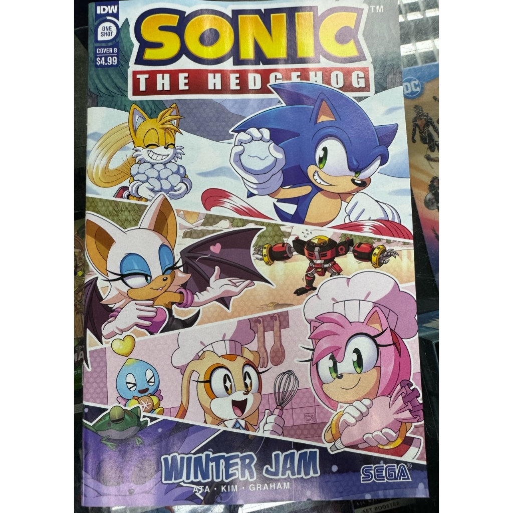 Sonic The Hedgehog Winter Jam 1 One Shot Comic Book Idw