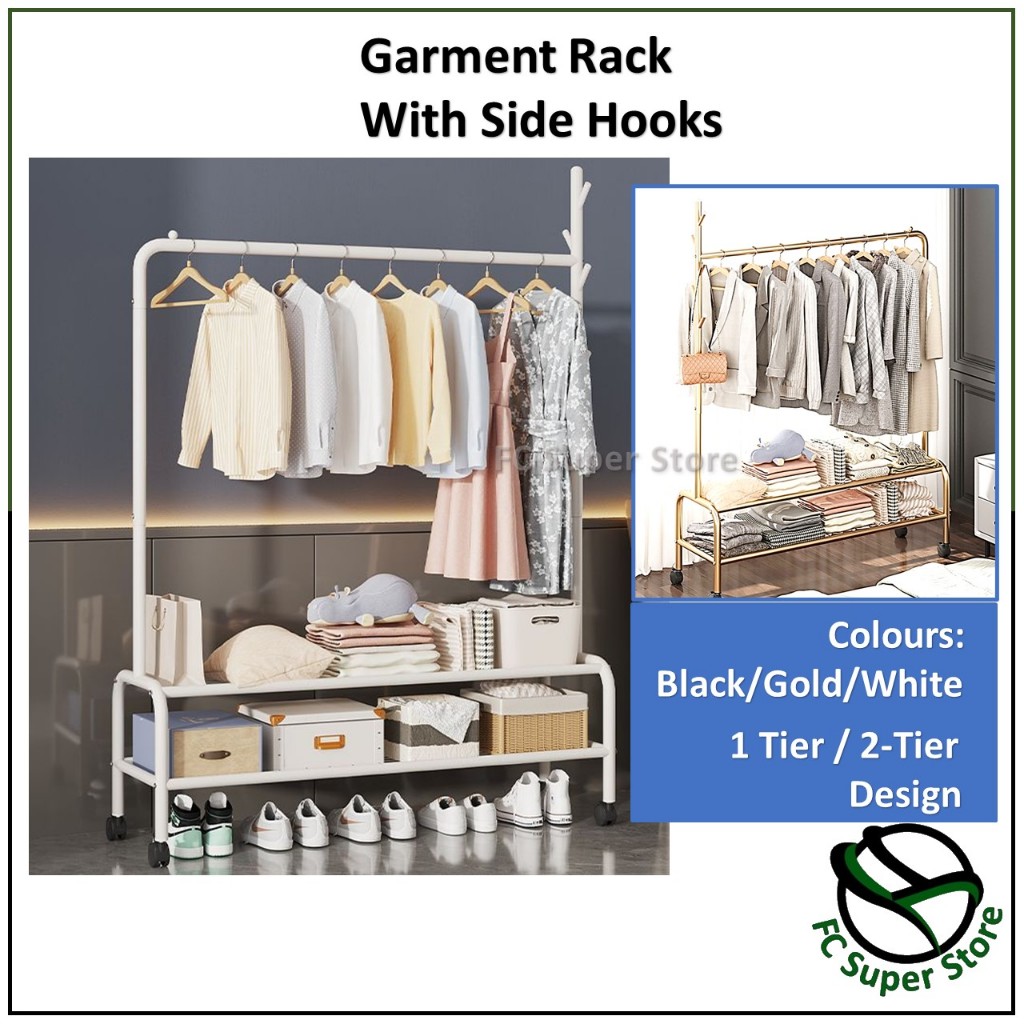 Fcss - Laundry Clothing Rack/Armor Rack/Garment Storage Organizer ...