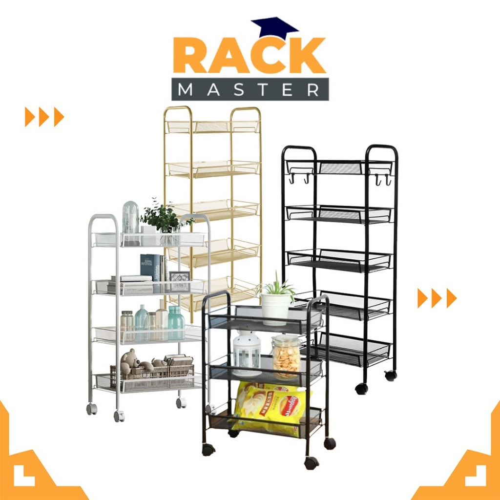 RACK MASTER Kitchen Shelves Book Shelves Toys Storage Multipurpose ...