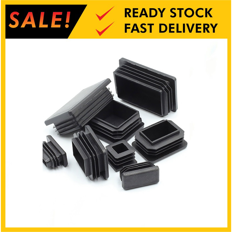 BIG SIZE Hollow Plastic Blanking End Cap Square Plug 1x3 / 3x3 / 2x4 ...