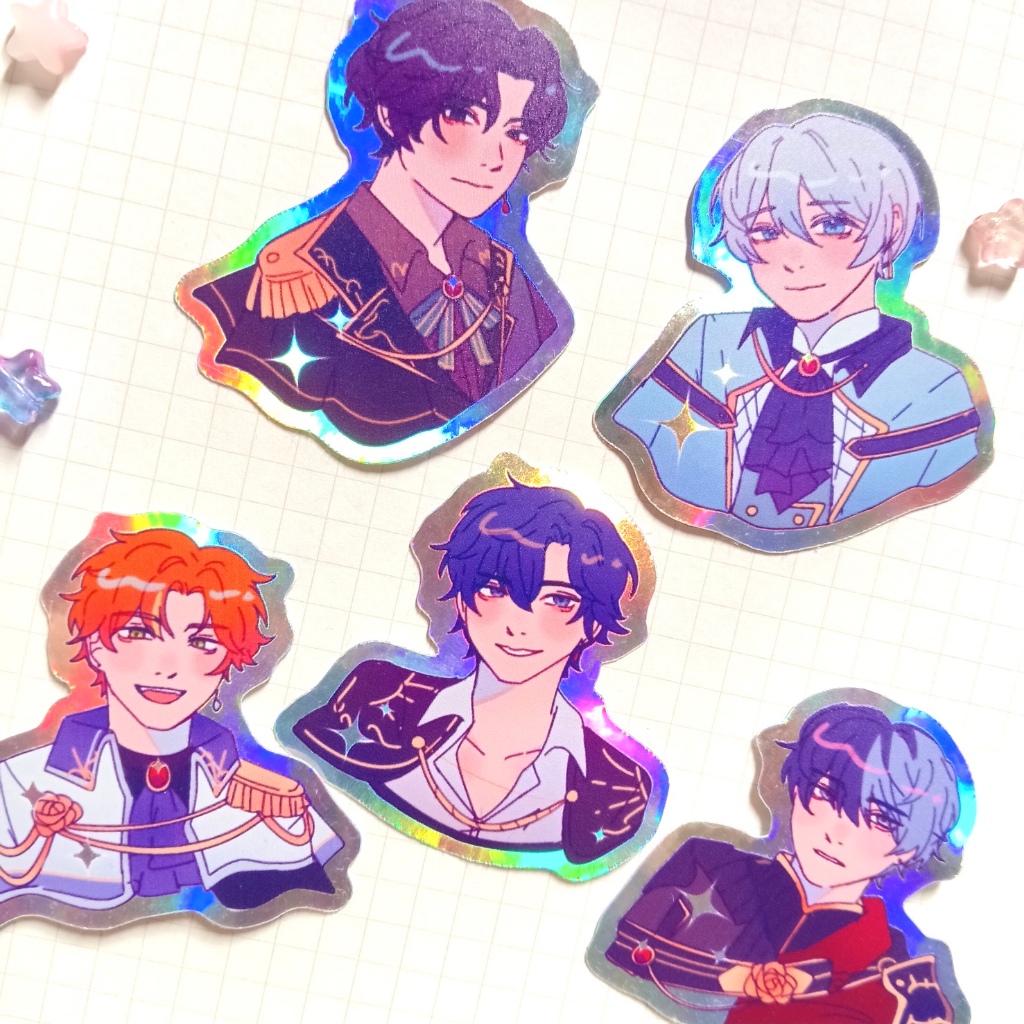 Project Sekai Knight Holographic 4.5 Stickers | Shopee Philippines