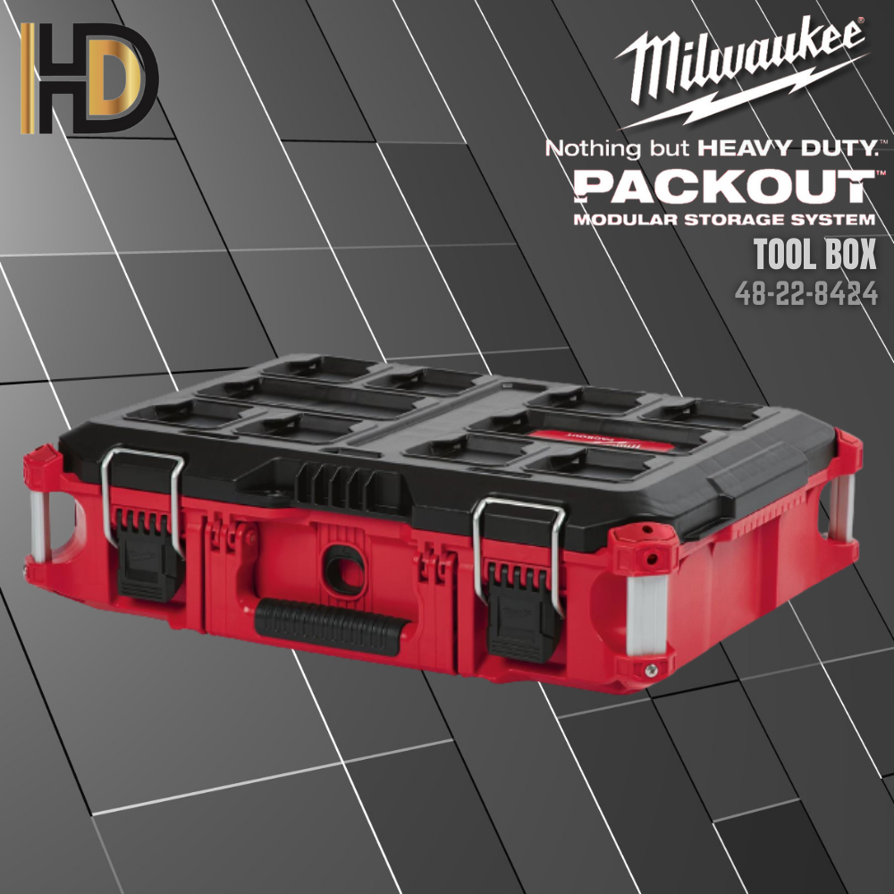 thumbnail image 2 of Milwaukee Packout 22" Tool Box - IP65 Rated Weatherproof Storage With Organizer Trays 2 of 6