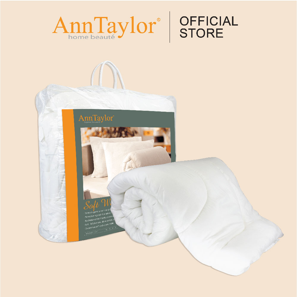 Ann Taylor Soft White Quilt (Queen/ King) Shopee Philippines