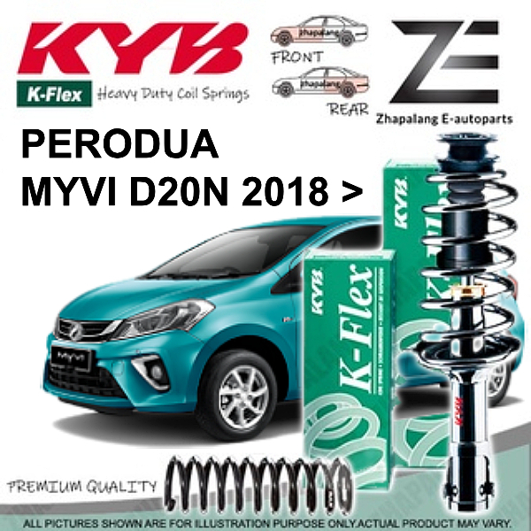 Kayaba K Flex Coil Spring Perodua Myvi D N Front Rear Kyb Kflex Present Shopee