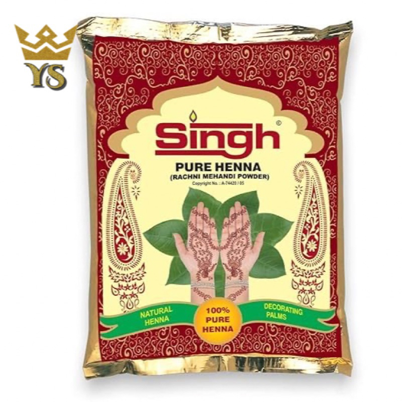 Singh Pure Henna Powder 1kg (Rachni Mehandi Powder) for Hand and Hair ...