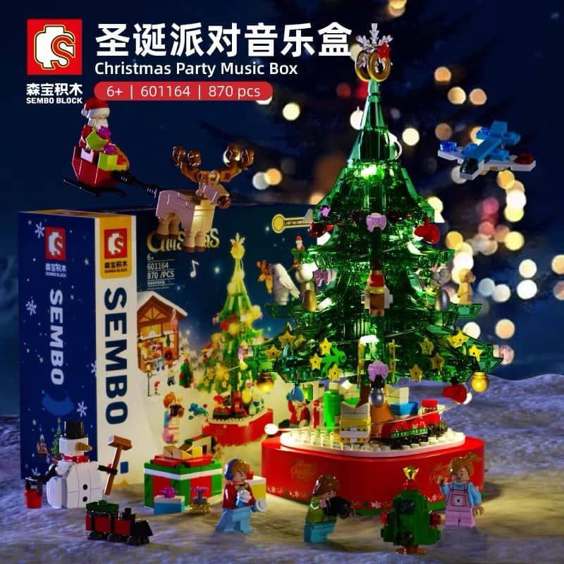 Sembo Block Building Blocks Christmas Series 601164 (870pcs) | Shopee ...