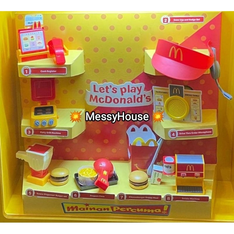 Mcd Mcdonald's Happy Meal Toy Let's Play McDonald's Masak Masak 2023 ...