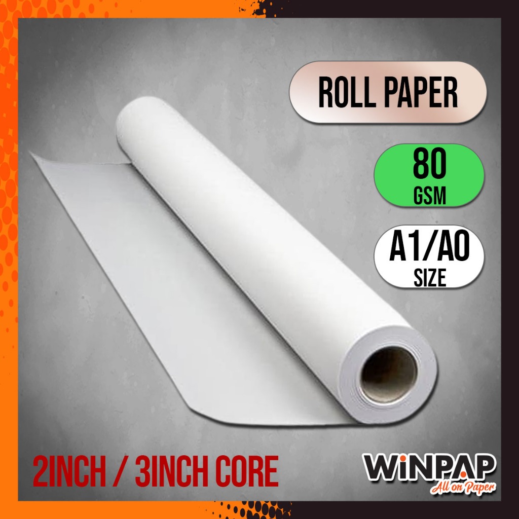 WinPAP Roll Paper (A1, A0 Size) A1 Roll Paper, A0 Roll Paper, Plotter ...