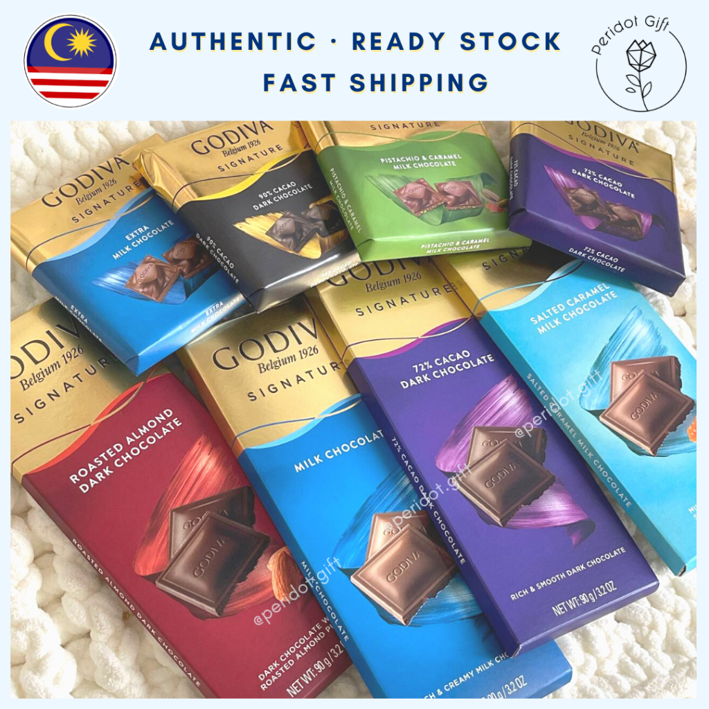 Godiva Chocolate Bar 90g and 60g Halal Coklat Shopee Philippines